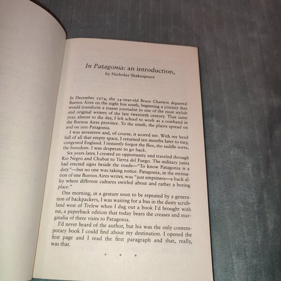 Book In Patagonia Bruce Chatwin Exploration Non-fiction history travel - Picture 5 of 11